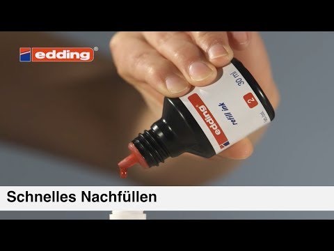 Artikelvideo 1 für edding Nachfülltusche T100 schwarz, Artikelnummer 311217