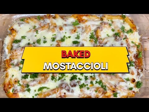How to make Baked Mostaccioli with Italian Turkey...
