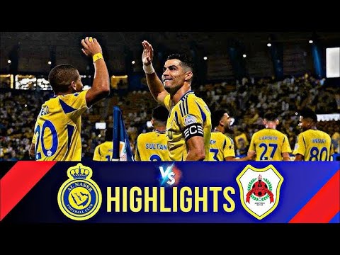 AL NASSR vs AL RAYYAN FOOTBALL MATCH HIGHLIGHTS 2-1 #ronaldo #footballmatch #highlights #goat #goals