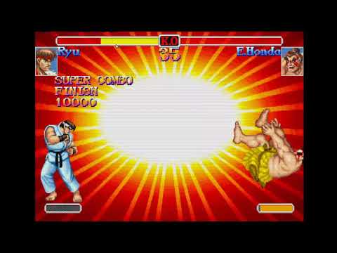 Super Street Fighter 2 Turbo Tutorial: How to beat CPU E. Honda with Ryu
