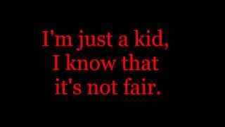 I&#39;m Just a Kid - Simple Plan lyrics