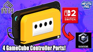 NEW Switch 2 Dock With GameCube Controller Ports! (Retro Fighters BattleDock)