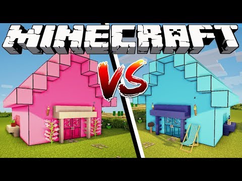 EPIC Minecraft House Battle: GIRLS vs BOYS!!!