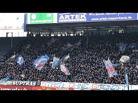 Support im Spiel F.C. Hansa Rostock - FC Carl Zeiss Jena (09.02.2019)