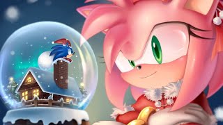 clip SonAmy : Kiss me babe it&#39;s Christmas time (by Owl City)