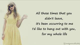 Taylor Swift - Stay Stay Stay (Lyrics)