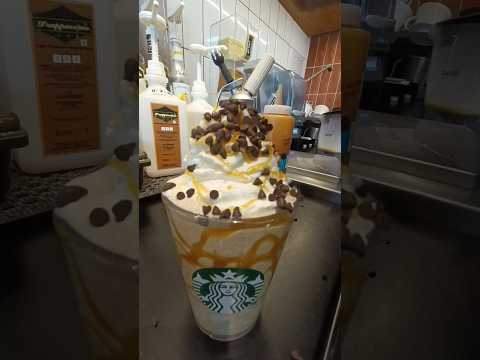 Dark Caramel Frappuccino 🧋#starbucks #coffee #drink #viral #shorts #art  #youtubeshorts #love #food