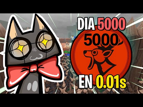 A HACKER TOOK ME TO +5000 DAYS IN 1 SECOND IN 99 NIGHTS IN THE WOODS (ROBLOX)