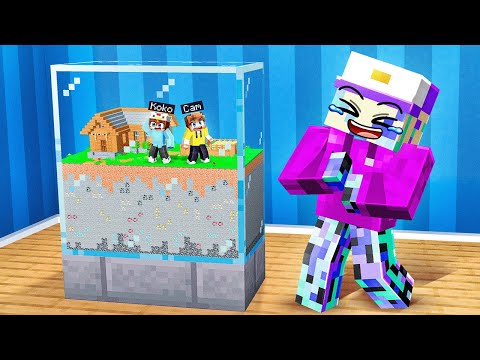 I Trapped My Friend in a TINY Minecraft World…