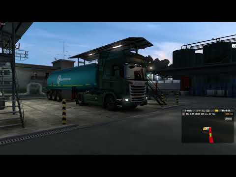 Euro Truck Simulator | pescara - quadrelli | driving with keyboard
