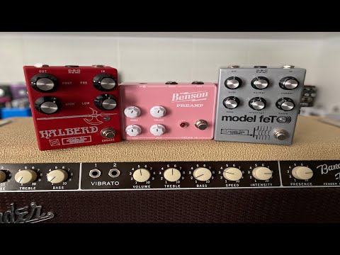 Preamp Pedals into Cab Sims: Electronic Audio Experiments Model Fet, Halberd, and Benson Preamp