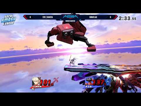MSM 168 - STR | Shasta (Corrin,T.link) vs KiraFlax (Rob,Pit) Winners Quarters - Smash 4
