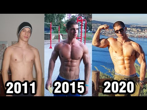 AŠKETOVA TRANSFORMACIJA - Incredible 9 years calisthenics transformation