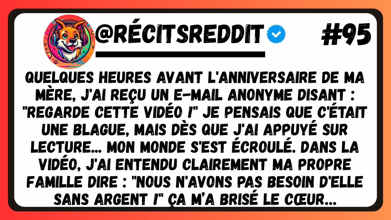 LE JOUR DE L'ANNIVERSAIRE DE MA MÈRE, J'AI REÇU UNE VIDÉO DISANT : ELLE EST JUSTE NOTRE CAISSIÈRE