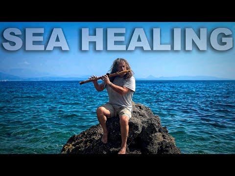 Shamanic Sacred Flute Music - Sea Waves Healing Meditation Inner Peace
