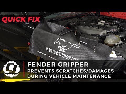 Extra Long Fender Cover | Fender Gripper | Mustang