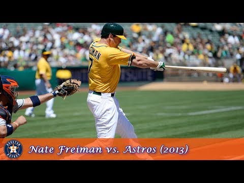 Oakland A's Hitting Clinics Episode 14 - Nate Freiman vs. Astros (2013)