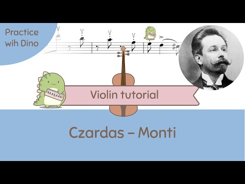 Czardas (Csárdás) - V. Monti (Violin Tutorial | Play along | Playing partner)