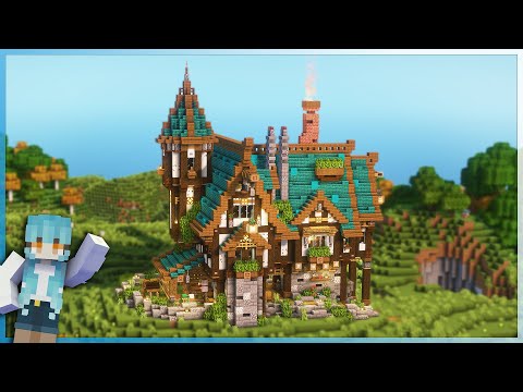 Minecraft: How to build a Fantasy Medieval House #21 part 1