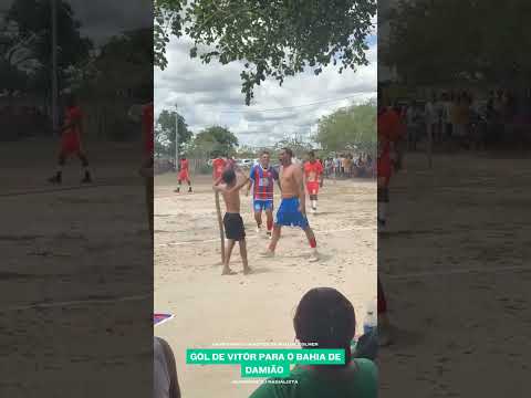 Gol de Vitor para o Bahia de Damião no campeonato de Master de Pau de Colher