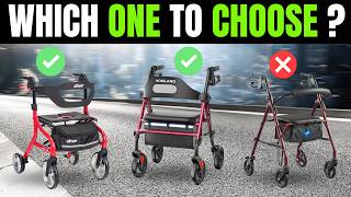 ✅ 9 BEST Foldable ROLLATOR WALKERS with SEAT for Seniors [2026] 🚶‍♂️ Lightweight Wheeled for Elderly