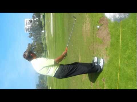 Barry Lane 4 iron at the Toshiba Classic