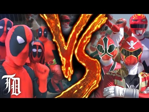 Power Rangers VS Deadpool VS Dallas Comic Con 2014 Ft. KevinTheDirector