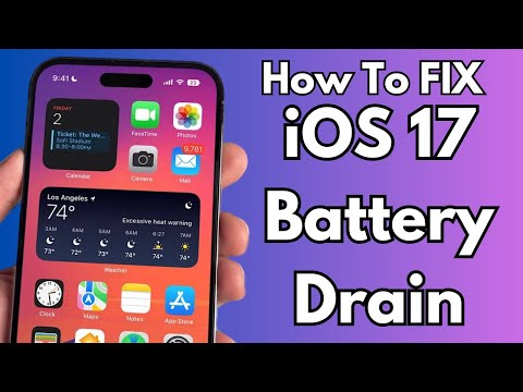 Fix iOS 17 Battery Draining Fast Issue | iPhone Battery Drain Fast After iOS 17 Update