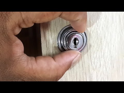 How to open a slider door lock without a key