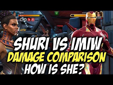 Shuri Vs IMIW Damage Comparison | How Is She? | Marvel Contest Of Champions