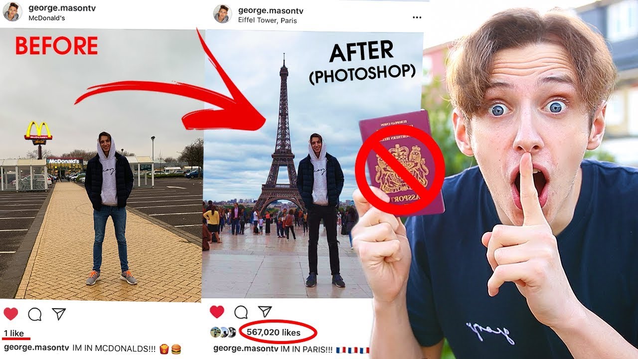 I FAKED going on HOLIDAY for a whole WEEK  *PHOTOSHOPPING MY INSTAGRAM* PRANK