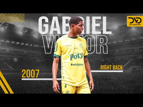 GABRIEL VICTOR - 2024 - RIGHT BACK - MIRASSOL (SP) | DVD DE JOGADOR OFICIAL