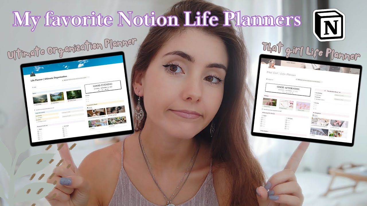 That girl Life Planner + Ultimate Organization Planner: my favorite Notion templates | Filipa Sofia