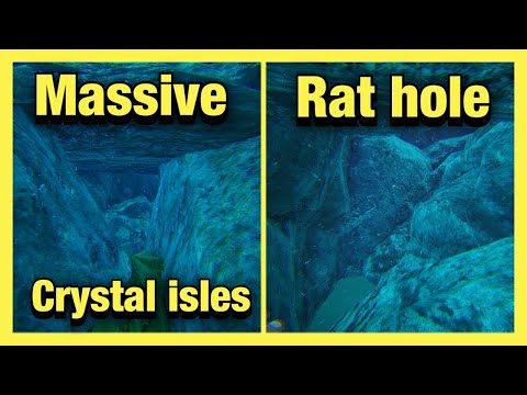 MASSIVE CRYSTAL ISLES RAT HOLE (ARK : SURVIVAL EVOLVED)