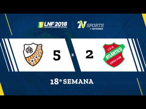 LNF2018 - ACBF 5 x 2 Atlântico - Gols - 18ª Rodada
