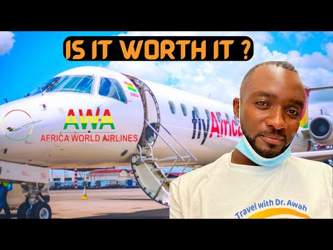 Inside African world Airlines (AWA) Flight From Accra,Ghana To Lagos, Nigeria