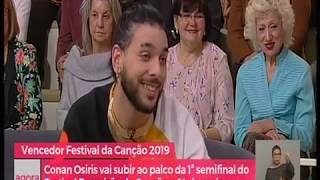 Conan Osíris no &quot;Agora Nós&quot;