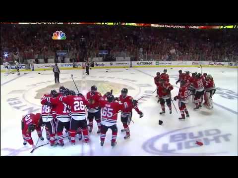 Patrick Kane Double OT Series Winning Goal 6/8/13