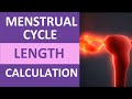 Menstrual Cycle Calendar Calculation Explained Period Cycle Length Counting