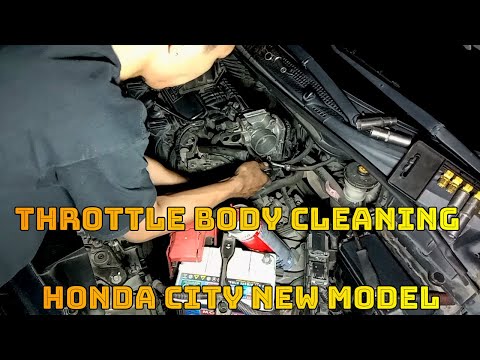 Honda City Throttle body cleaning. How to clean throttle body honda city.