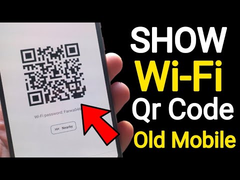 how to show Wi-Fi QR code in old mobile | how to show wifi qr code in old android phone