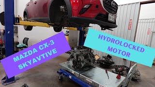 MAZDA CX-3 HYDROLOCKED MOTOR