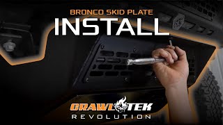 Bronco Front Skit Plate | HOW TO INSTALL