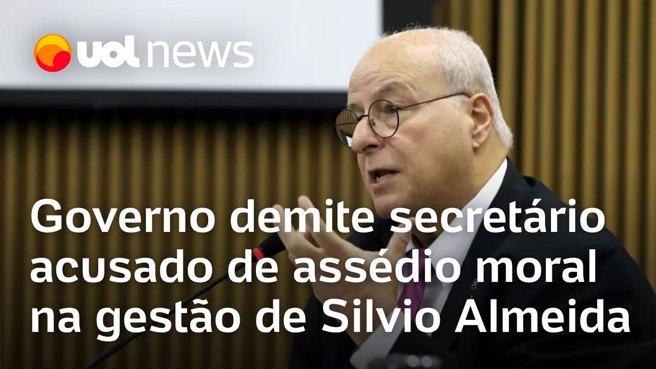 Governo demite secretário acusado de assédio moral na gestão do ex-ministro Silvio Almeida