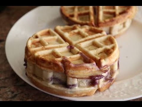 Blueberry Thick Waffle Recipe