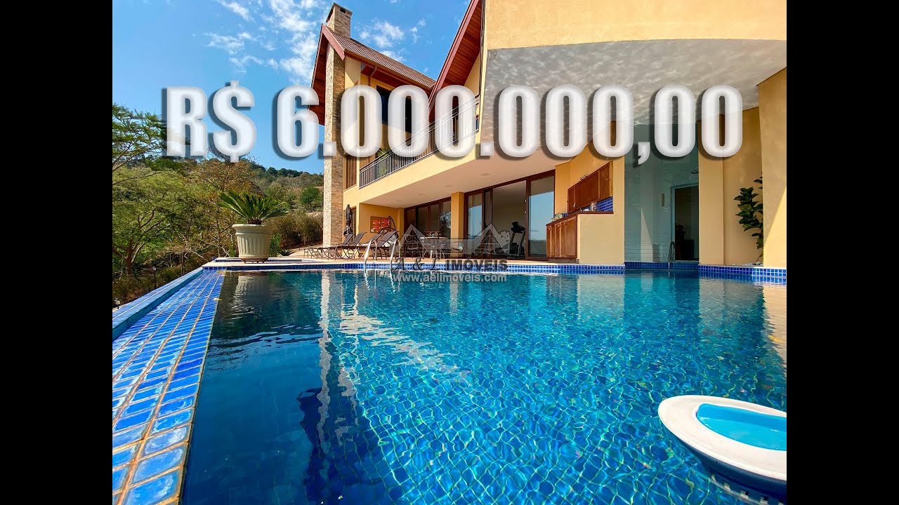 Casa à venda em Santo Antonio do Pinhal - Luxury mansion for sale in a closed condominium - REF. 85