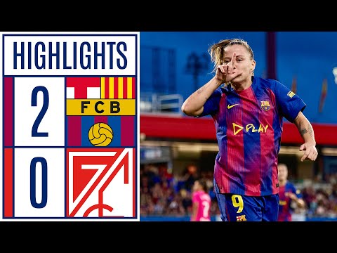 FC BARCELONA 2 - 0 GRANADA CF | RESUMEN LIGA F MOEVE