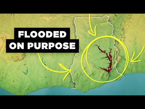 加納為何故意淹沒其3.5%的土地 (Why Ghana Deliberately Flooded 3.5% of Their Land)