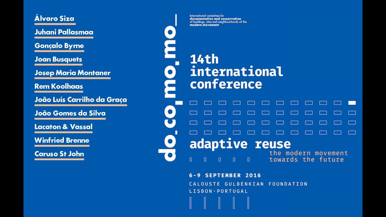 14th International Docomomo Conference