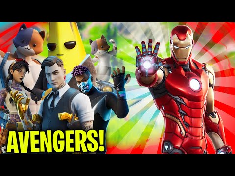 IRONMAN PRENDE MIDA E GLI ALTRI NEGLI AVENGERS ! - Fortnite